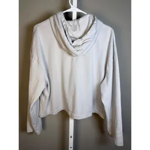 Nike Sportswear Club Cropped Hoodie Gray Sweatshirt XL Athleisure Sporty‎ thumbnail 7