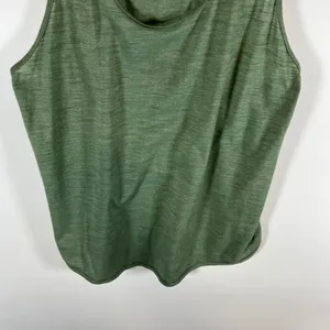 Lululemon Love Tank Top Women Sage Green Heathered Racerback Athletic Yoga Shirt thumbnail 3