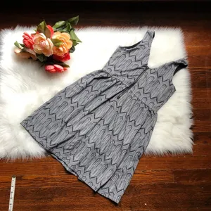 Lucky Brand V Neck Textured Dress thumbnail 6