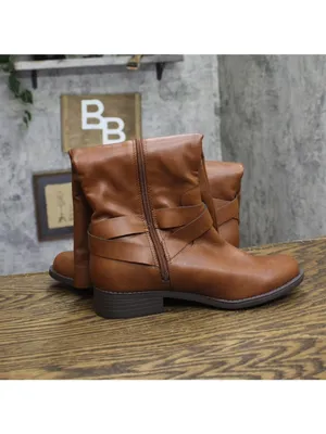 NEW Style & Co. Margoo Riding Boots Faux Leather 10021524100 Acorn Brown 6.5M thumbnail 14
