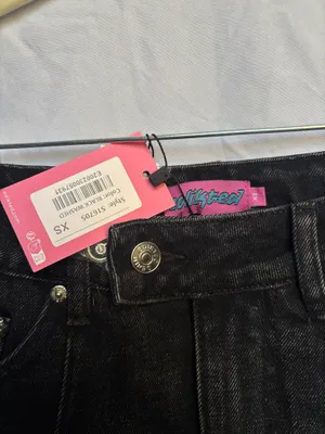 Edikted Low Rise Denim Micro Skort thumbnail 9