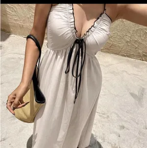 Maeve Celandine Anthropologie Linen Maxi Size XS Anthropologie Effortless Elegance: thumbnail 1