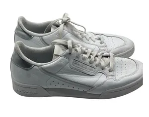Adidas Continental 80’s Sneaker Size 9.5 White Silver Style EE8925 thumbnail 1