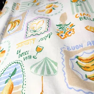 Paper Heart Strapless Fruit Print Maxi Dress Size XL Resort Vacation Linen Boho thumbnail 8