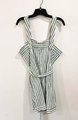 Anthropologie | Cartonnier Striped Romper Tie Waist thumbnail 11