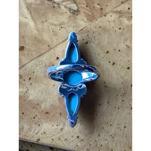 Royston Turquoise Sterling Silver Ring Size 6 thumbnail 4