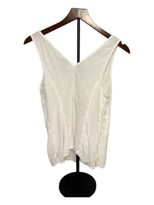 A New Day White Lace-Up Front V-Neck Tank Top – Size Small (S) thumbnail 2