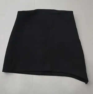 Zara Black Mini Skirt With Asymmetrical Cutout Size S thumbnail 1