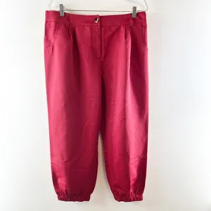 Halara Mid Rise Casual Jogger Pants with Pockets Russet Brown Red Maroon XL thumbnail 4