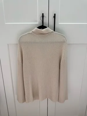 Reformation Fantino Cashmere Collared Sweater thumbnail 3