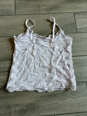 Old Navy Delicate Lace Camisole in Pale lavender thumbnail 3