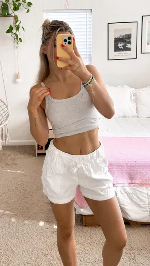 Old Navy White Linen Pants thumbnail 1