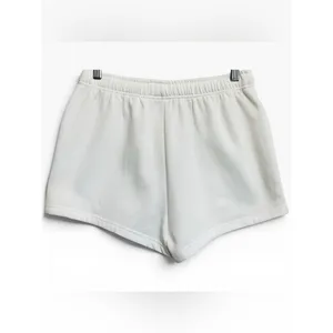NWT White Fox Boutique With Love White Lounge Shorts Pink‎ Puff Logo XS thumbnail 2