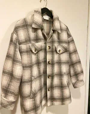 Lush Clothing Plaid Warm Jacket thumbnail 2