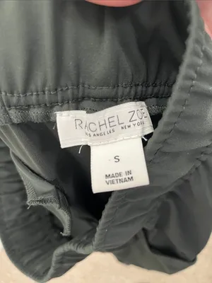 RachelZoe Dark Green Drawstring Pull On Waist Joggers - Size 6 thumbnail 9