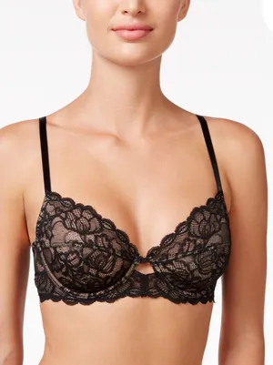 Brand New Calvin Klein Women's Size 34DDD Black Unlined Full Coverage Bra thumbnail 1