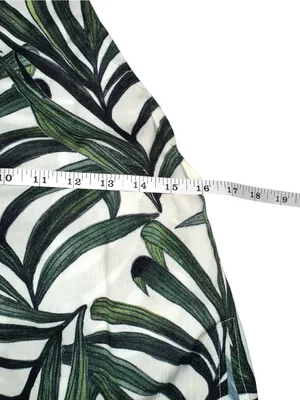 Show Me Your Mumu Byron Green Leaf Halter Mini Dress XS in Peruvian Palm Breeze thumbnail 7
