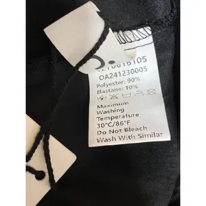NEW Commense Women's Black Silky Satin Elastic Waist Maxi Mermaid Slip Skirt XS thumbnail 5