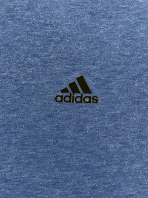 adidas Light Heather Blue Short Sleeve Crew Tee thumbnail 4