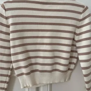 Meshki Striped Knit Cardigan thumbnail 7