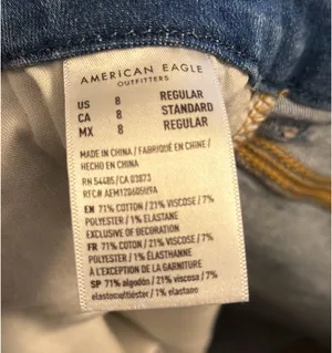 American Eagle Curvy High-Rise Jeggings thumbnail 4