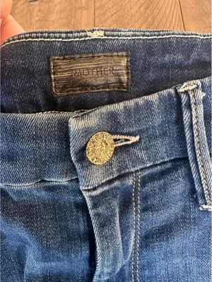 MOTHER Denim The High Waisted Looker Ankle Fray in Not Rough Enough Women’s size 26 thumbnail 7