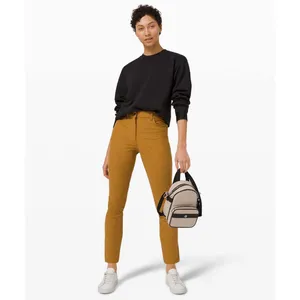 Lululemon City Sleek 5 Pocket 7/8 Pant Spiced Bronze Yellow 4‎ Everyday Comfort thumbnail 2