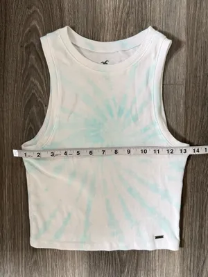 Hollister Tie Dye Cropped Tank Top Size Medium thumbnail 3