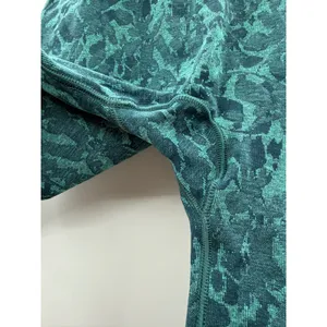 Gymshark Adapt‎ Animal Seamless Shorts Womens XXL Green Teal Biker Scrunch B2A1F thumbnail 4