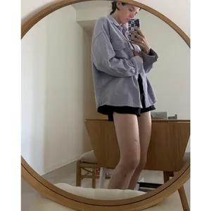 Wilfred Free Aritzia Purple Ronnie Sweater Long Knit Shirt Jacket Womens M thumbnail 6