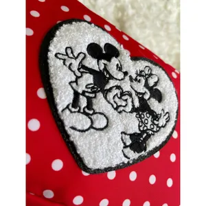 Disney Minnie Mouse Red with White Polka Dot Cosmetic Makeup Bag NEW Heart thumbnail 12