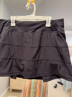Lululemon Pace Rival Skirt Black Size 8 thumbnail 2