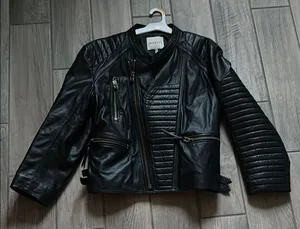 Munthe Black Leather Jacket for Women thumbnail 1
