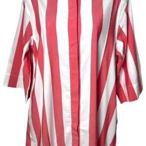 NWOT Lake x Atlantic Pacific Marnie Caftan Granita Stripe Night Shirt‎ Dress M thumbnail 4