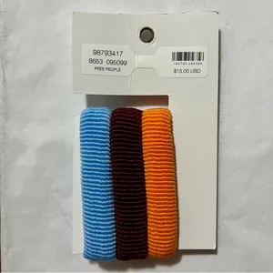 FP Movement Pony Tail Holders, 3 Hair Ties, Blue and Purple and Orange, NWT thumbnail 2