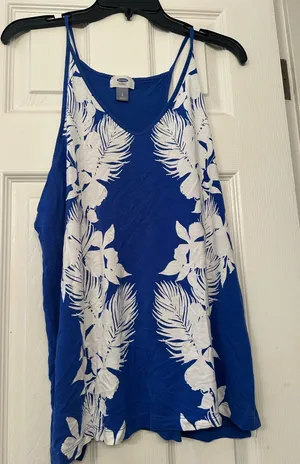 Old Navy Navy Top thumbnail 1
