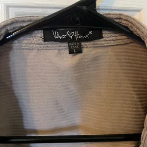 Corduroy Button Up Jacket Gray Size L thumbnail 5
