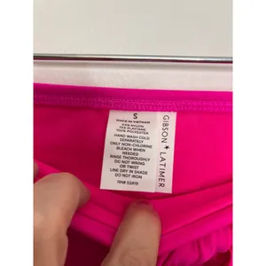 Gibson Latimer Bikini Set Womens S Pink New Ruched Halter High Waist Two Piece thumbnail 7