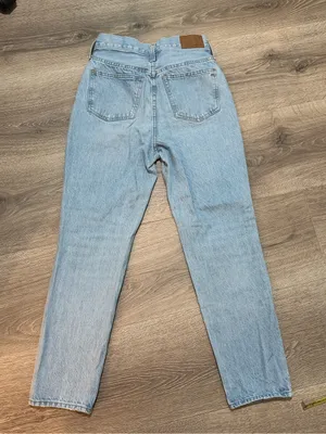 Madewell Perfect Vintage Jeans 25 Light Wash Distressed High Rise thumbnail 2