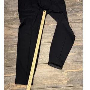 Lululemon‎ Black High Rise Tapered Trouser Dress Pants Front Seam Size 6 Pockets thumbnail 8