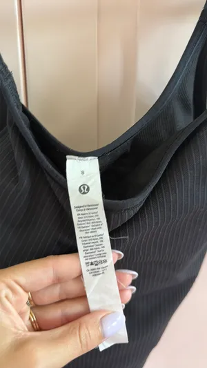 Lululemon Tank Bra Built-In black  thumbnail 2