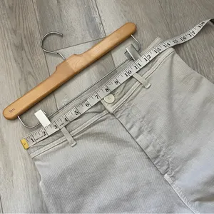 Zara Wide-Leg Pants marine straight womens Gray (size 6) minimalist chic casual thumbnail 3
