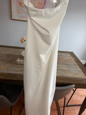 Missguided White Strapless Bodycon Maxi thumbnail 3