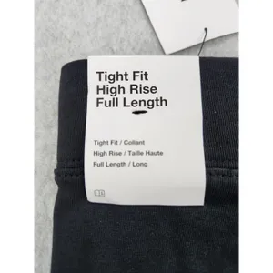 Nike Pants Womens XS Black Tight Leggings High Waisted Logo Swoosh Running Pants thumbnail 9