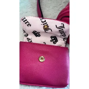 Juicy Couture Pink Shoulder Bag with Textured Design and Metallic‎ Accents thumbnail 9
