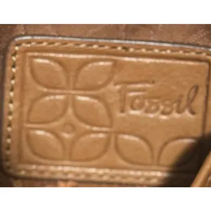 Fossil Women's Vintage Geniune Brown Soft Supple Leather Crossbody Shoulder Bag thumbnail 4