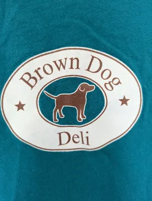 Brown Dog Deli Charleston South Carolina Tee Shirt Blue Bella Canvas Small thumbnail 2