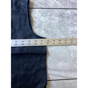 Quince NWOT Black 100% European Linen Tank Top Sleeveless Shell LB19453 XS thumbnail 3