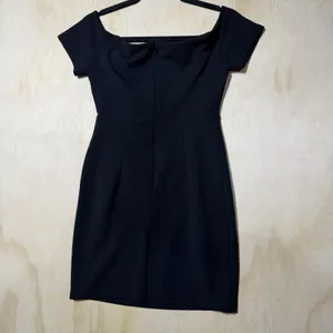 Lulus Black Bodycon Cocktail Dress Women's Medium Off Shoulder‎ Mini Party thumbnail 7