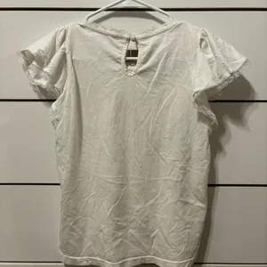 By Anthropologie Spliced Lace Tee thumbnail 3
